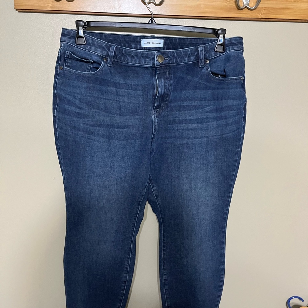 Lane Bryant Women's Dark Blue Jeans
